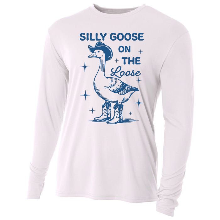 Silly Goose On The Loose Cooling Performance Long Sleeve Crew