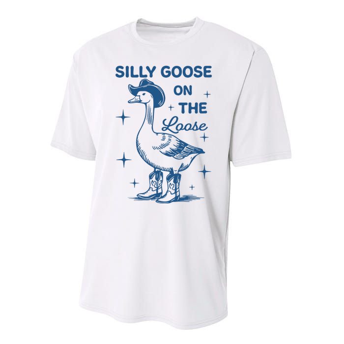 Silly Goose On The Loose Performance Sprint T-Shirt