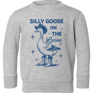 Silly Goose On The Loose Toddler Sweatshirt