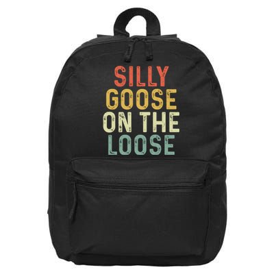 Silly Goose On The Loose Retro 16 in Basic Backpack