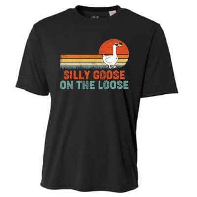 Silly Goose On The Loose Funny Saying Gift Cooling Performance Crew T-Shirt