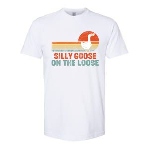 Silly Goose On The Loose Funny Saying Gift Softstyle CVC T-Shirt