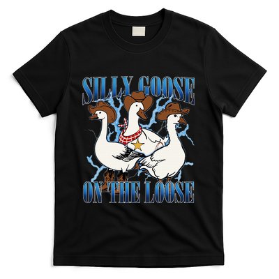 Silly Goose On The Loose Retro Groovy Silly Goose Club T-Shirt