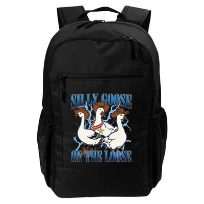 Silly Goose On The Loose Retro Groovy Silly Goose Club Backpack