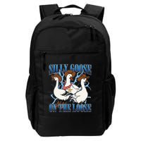 Silly Goose On The Loose Retro Groovy Silly Goose Club Backpack