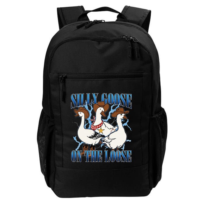 Silly Goose On The Loose Retro Groovy Silly Goose Club Backpack