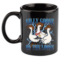 Silly Goose On The Loose Retro Groovy Silly Goose Club 11oz C Handle Ceramic Mug