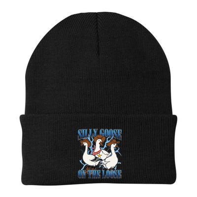 Silly Goose On The Loose Retro Groovy Silly Goose Club Beanie
