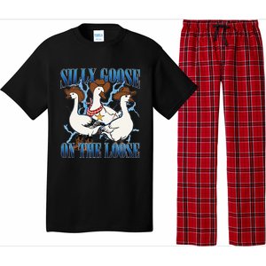 Silly Goose On The Loose Retro Groovy Silly Goose Club Pajama Set