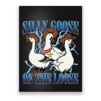 Silly Goose On The Loose Retro Groovy Silly Goose Club Poster