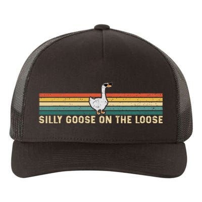 Silly Goose On The Loose Funny Silly Goose University Yupoong Adult 5-Panel Trucker Hat