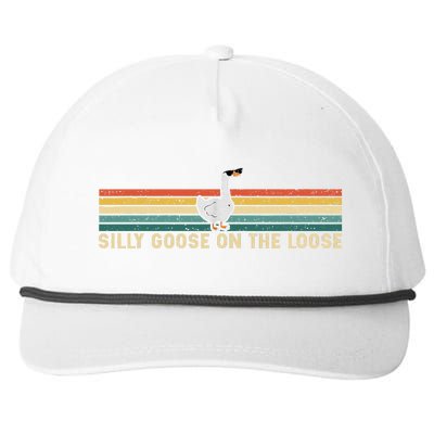 Silly Goose On The Loose Funny Silly Goose University Snapback Five-Panel Rope Hat