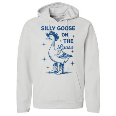 Silly Goose On The Loose Performance Fleece Hoodie