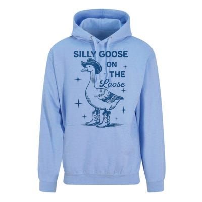 Silly Goose On The Loose Unisex Surf Hoodie