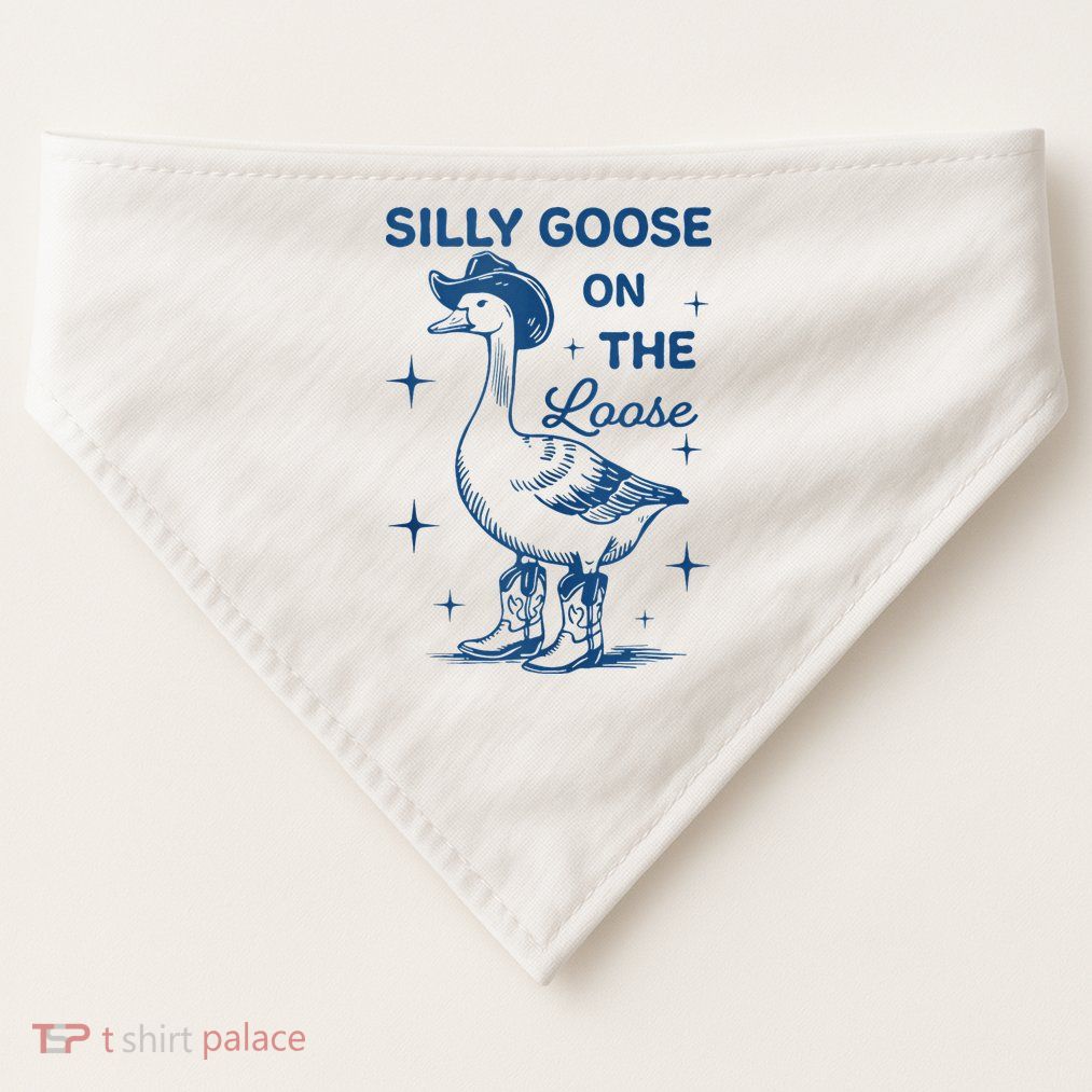 Silly Goose On The Loose USA-Made Doggie Bandana