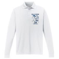 Silly Goose On The Loose Performance Long Sleeve Polo