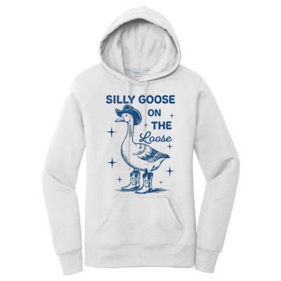 Silly Goose On The Loose Women's Pullover Hoodie