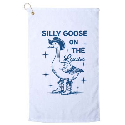 Silly Goose On The Loose Platinum Collection Golf Towel