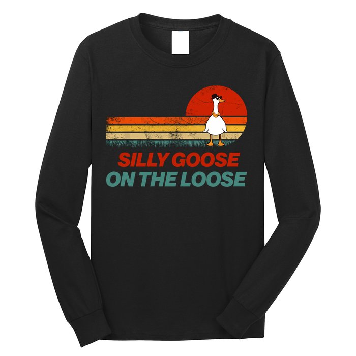 Silly Goose On The Loose Long Sleeve Shirt