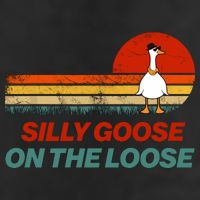 Silly Goose On The Loose Golf Towel
