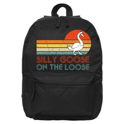 Silly Goose On The Loose 16 in Basic Backpack