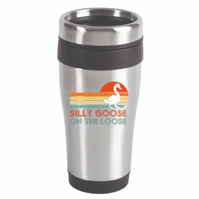 Silly Goose On The Loose 16oz Travel Tumbler