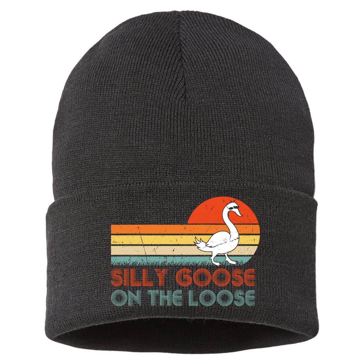Silly Goose On The Loose Sustainable Knit Beanie