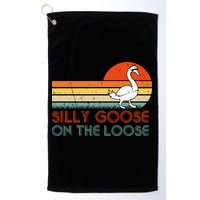 Silly Goose On The Loose Golf Towel