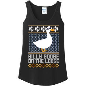 Silly Goose On The Loose Stupid And Silly Goose Ladies Essential Tank