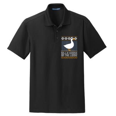 Silly Goose On The Loose Stupid And Silly Goose Dry Zone Grid Polo