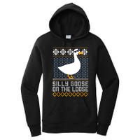 Silly Goose On The Loose Stupid And Silly Goose Women's Pullover Hoodie