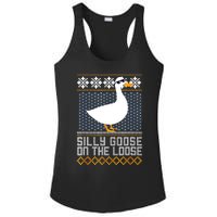 Silly Goose On The Loose Stupid And Silly Goose Ladies PosiCharge Competitor Racerback Tank