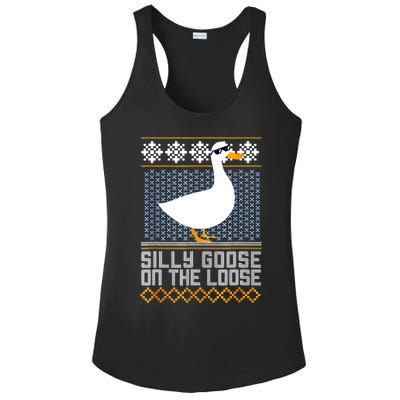 Silly Goose On The Loose Stupid And Silly Goose Ladies PosiCharge Competitor Racerback Tank