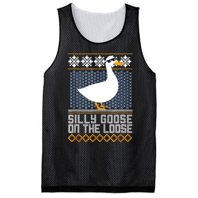 Silly Goose On The Loose Stupid And Silly Goose Mesh Reversible Basketball Jersey Tank