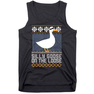 Silly Goose On The Loose Stupid And Silly Goose Tank Top