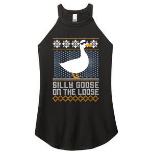 Silly Goose On The Loose Stupid And Silly Goose Women's Perfect Tri Rocker Tank