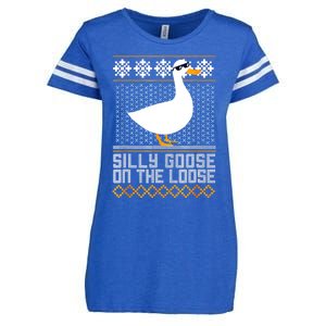 Silly Goose On The Loose Stupid And Silly Goose Enza Ladies Jersey Football T-Shirt