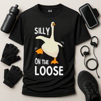 Silly Goose On The Loose Stupid And Silly Goose Cooling Performance Crew T-Shirt