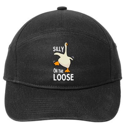 Silly Goose On The Loose Stupid And Silly Goose 7-Panel Snapback Hat