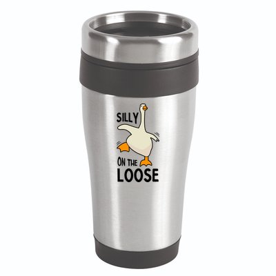 Silly Goose On The Loose Stupid And Silly Goose 16oz Travel Tumbler
