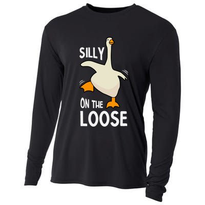 Silly Goose On The Loose Stupid And Silly Goose Cooling Performance Long Sleeve Crew