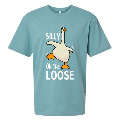 Silly Goose On The Loose Stupid And Silly Goose Sueded Cloud Jersey T-Shirt