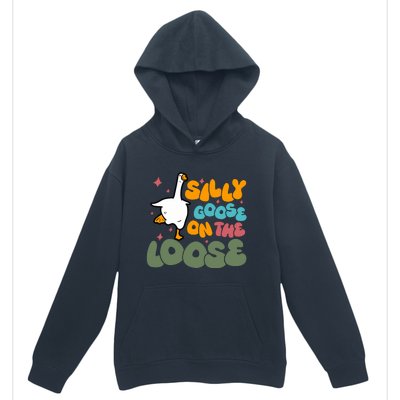 Silly Goose On The Loose Stupid And Silly Goose Urban Pullover Hoodie