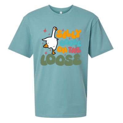 Silly Goose On The Loose Stupid And Silly Goose Sueded Cloud Jersey T-Shirt