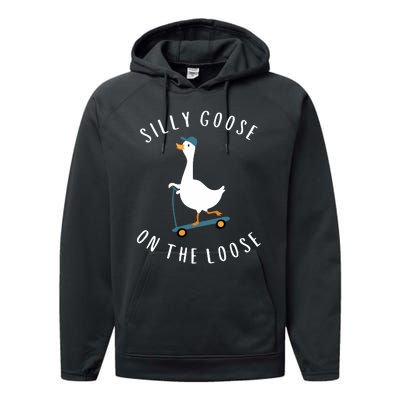 Silly Goose On The Loose Performance Fleece Hoodie