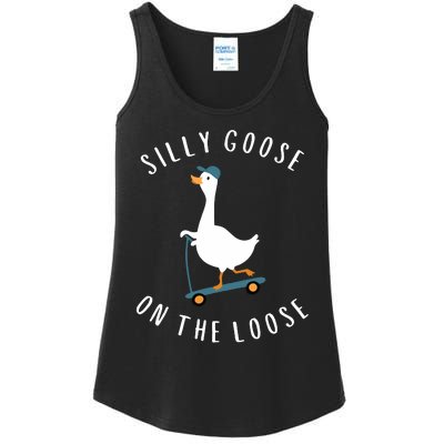 Silly Goose On The Loose Ladies Essential Tank