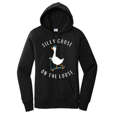 Silly Goose On The Loose Women's Pullover Hoodie