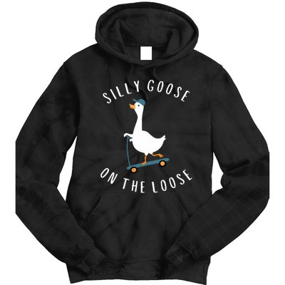 Silly Goose On The Loose Tie Dye Hoodie