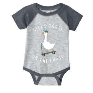 Silly Goose On The Loose Infant Baby Jersey Bodysuit