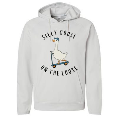 Silly Goose On The Loose Performance Fleece Hoodie